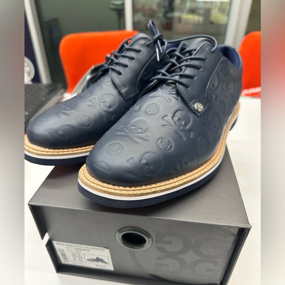 New G/Fore Mens Debossed Gallivanter Shoes
